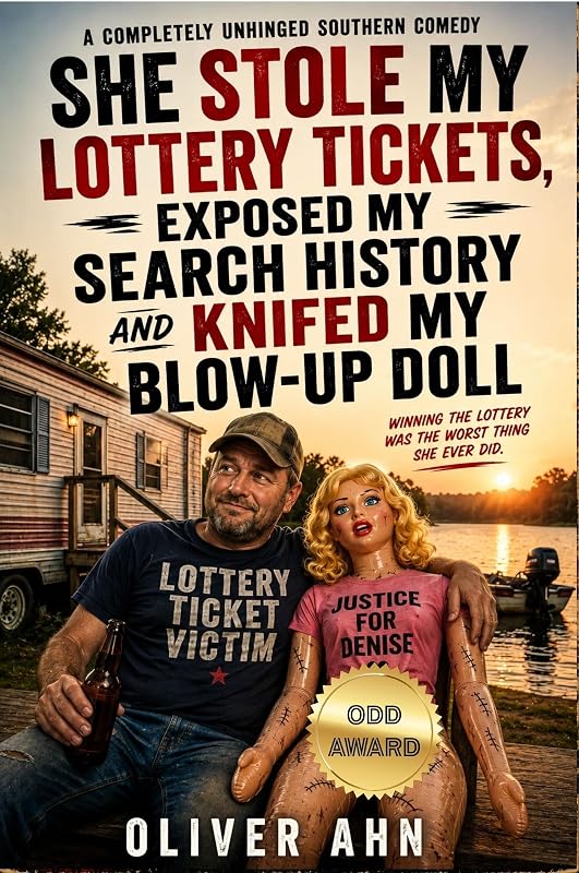 She Stole My Lottery Tickets, Exposed My Search History and Knifed My Blow-Up Doll — weird pulp fiction by Oliver Ahn