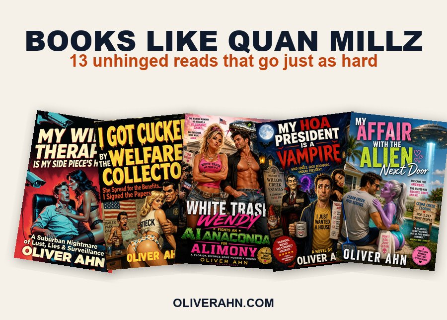 Oliver Ahn book covers under the heading Books Like Quan Millz