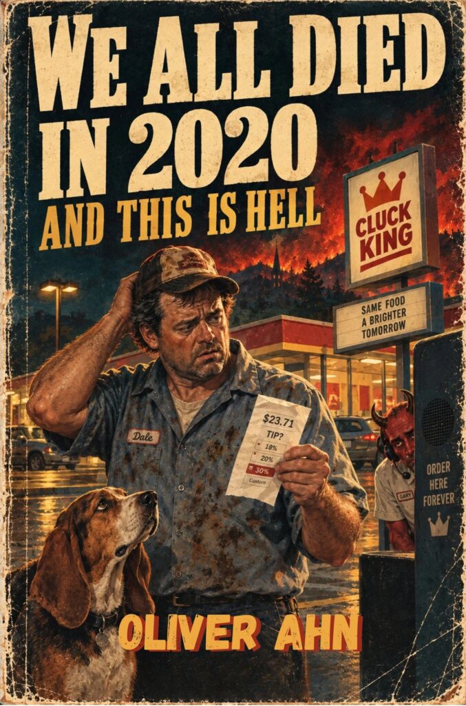 We All Died in 2020 and This Is Hell by Oliver Ahn, book cover
